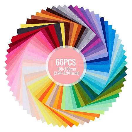 66Pcs Non Woven Fabric DIY-TAC0016-67C-1