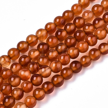 Natural Agate Beads Strands G-S359-241F-1