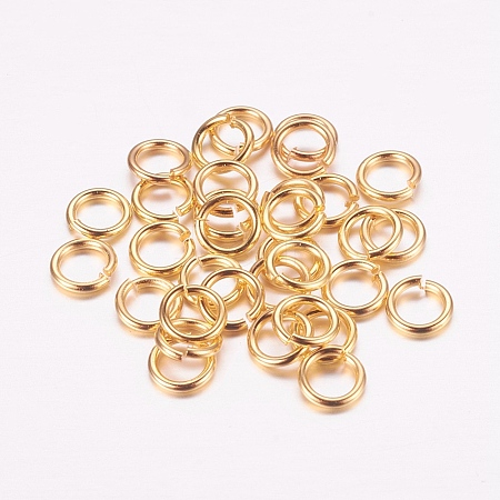 Brass Saw Cut Saw Cut Open Jump Rings KK-M165-5mm-03G-RS-1
