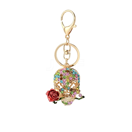 Skull Rose Keychain PW-WGA2C2F-01-1