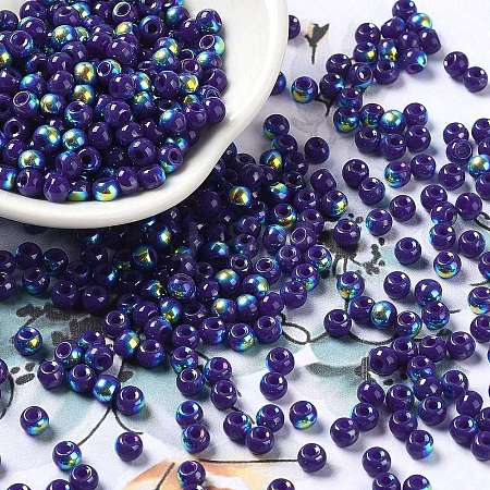 Glass Seed Beads SEED-H002-A-A619-1