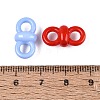 Opaque Acrylic Connector Charms SACR-N019-07-3