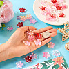 50Pcs 5 Colors Handmade Lampwork Beads LAMP-TA0001-22-6