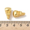Matte Gold Color 925 Sterling Silver Beads STER-R014-13G-3