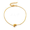 304 Stainless Steel Serpentine Chain Bracelets BJEW-H608-01G-J-2