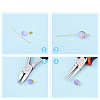 Brass Ball Head Pins KK-YW0004-03A-G-3