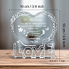 Heart with Word K9 Glass Figurines DJEW-WH0026-004-2