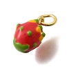 Brass Enamel Charms KK-Z093-22G-01-2