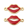 304 Stainless Steel Enamel Connector Charms STAS-H479-02G-05-1