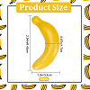 Mini Foam Imitation Banana AJEW-WH0038-19-2