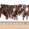 Opaque Acrylic Imitation Coral Beads Strands SACR-P033-02B-08-4