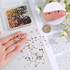 3000Pcs 5 Colors Brass Crimp Beads KK-SP0001-86-3