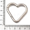 Zinc Alloy Spring Gate Rings FIND-H050-02A-P-3