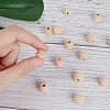 Fingerinspire Natural Wood Beads WOOD-FG0001-03-3