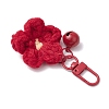 Flower Cotton Pendant Decorations HJEW-JM02916-02-4