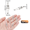 60Pcs Tibetan Style Alloy Pendants for Halloween TIBEP-UN0001-17-3