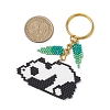 Glass Seed Beads Keychain KEYC-MZ00003-3