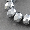Electroplate Glass Bead Strands EGLA-R080-12mm-01-1