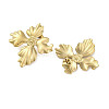 304 Stainless Steel Flower Theme Stud Earrings For Women EJEW-B110-04G-02-2