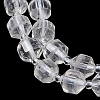 Natural Quartz Crystal Beads Strands G-O201B-103F-3