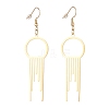 304 Stainless Steel Geometry Dangle Earrings for Women EJEW-JE05004-02-5