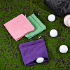 3Pcs 3 Colors Polyester Fibre Golf Wipe Towel AJEW-OC0005-36B-5