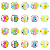 20Pcs 10 Colors Handmade Porcelain Beads PORC-PH0001-40-1