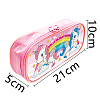 Unicorn Cartoon Pencil Case DIY Diamond Painting Pencil Bag with Zipper PW-WG7D6AD-04-1