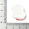 Strawberry Bear Theme Opaque Resin Cabochons CRES-D301-01E-3