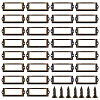 Iron Label Frame LS-IFIN-WH0065-48D-AB-1