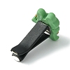 Frog Shape Opaque Resin Car Air Vent Clips JEWB-BR00151-01-3