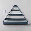 Triangle Plastic Jewelry Display Frame ODIS-WH0001-32A-2