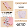 Imitation Leather Earring & Necklace Anti-Winding Display Cards EDIS-OC0001-06-4
