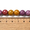 Dyed Natural Malaysia Jade Beads Strands G-G021-02C-14-3