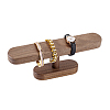 Wood T Bar Bracelet Display Stands ODIS-WH0061-39-7