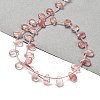 Cherry Quartz Glass Beads Strands G-Q167-A02-01-2