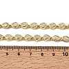 Brass Micro Pave Cubic Zirconia Geometric Tennis Necklaces NJEW-C121-02B-G-5