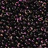 Spray Painted Glass Seed Beads SEED-F005-08A-02-3