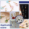 100Pcs 304 Stainless Steel Leverback Earring Findings STAS-PH0007-03-5