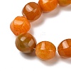 Dyed Natural Agate Beads Strands G-H087-E01-01C-4