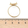 Adjustable Brass 4 Prong Ring Settings KK-K414-04C-G-3
