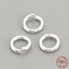 925 Sterling Silver Open Jump Rings STER-S002-57-3