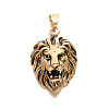 Lion Retro 304 Stainless Steel Pendants STAS-F011-38C-1