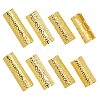 8Pcs 4 Styles Alloy Watch Band Adapter Connectors FIND-DC0006-84G-1