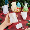 4Pcs 4 Styles DIY Silicone Candle Holder Molds DIY-TA0014-06-8