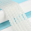 Baking Paint Imitation Jade Glass Round Bead Strands LS-DGLA-Q021-6mm-01-1