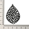 Spray Printed 430 Stainless Steel Pendants LS-X-STAS-P359-01I-3
