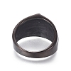304 Stainless Steel Signet Band Rings for Men RJEW-D073-31-B-2