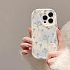 Tulip Cat Pattern TPU Plastic Mobile Phone Cover PW-WGD8F46-02-1