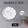 1Pc Flower Polyester Brooches JEWB-CN0001-08A-2